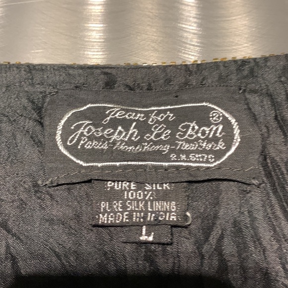 Jean for Joseph Le Bon Sequin Jacket Size L NWT - Picture 8 of 10